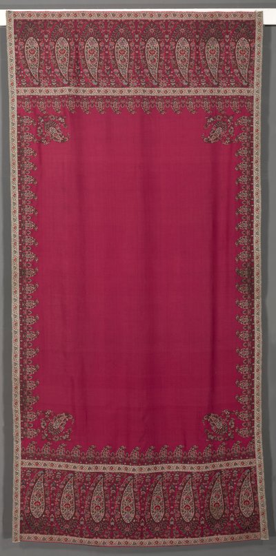 Hosszú kendő, c. 1825. alkotó: Unbekannt