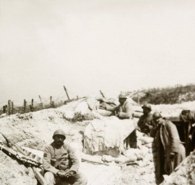 Kilátó, Massiges, Észak-Franciaország, c1914-c1918. alkotó: Unbekannt