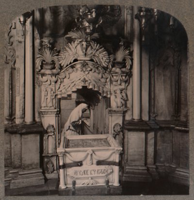 Az Angyalkápolnából nézve a Szent Sír felé, Jeruzsálem, 1900 alkotó: Unbekannt