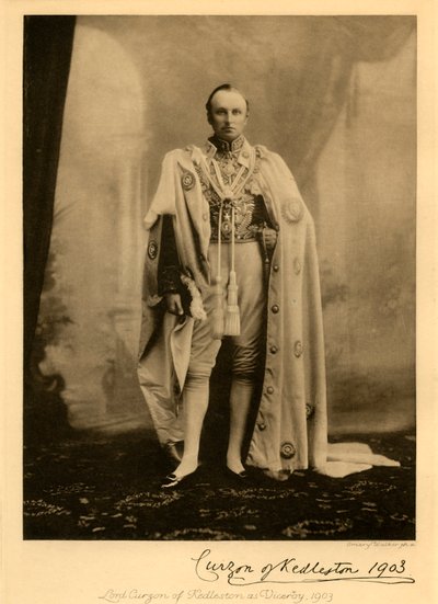 Lord Curzon of Kedleston, mint alkirály, 1903, 1925. alkotó: Unbekannt