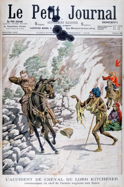 Lord Kitcheners lóbaleset, India, 1903 alkotó: Unbekannt