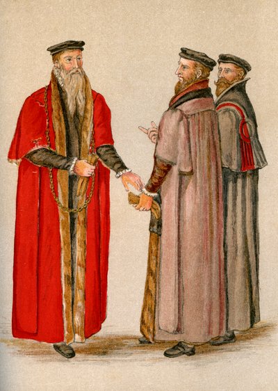 Polgármester Úr és Aldermen, 1893 alkotó: Unbekannt