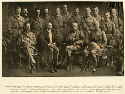 Lord Roberts és Sir Alfred Milner személyi botjaikkal, 1900, 1901. alkotó: Unbekannt