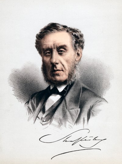 Lord Shaftesbury, angol államférfi, erkölcsfilozófus, emberbarát és gyári reformátor, 1880 alkotó: Unbekannt