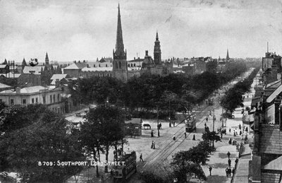 Lord Street, Southport, Lancashire, 1900-as évek alkotó: Unbekannt