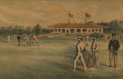 Lords Cricket Ground, 19. század. alkotó: Unbekannt