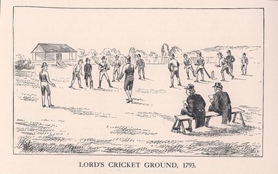 Lords krikettpálya, London, 1793, 1912 alkotó: Unbekannt