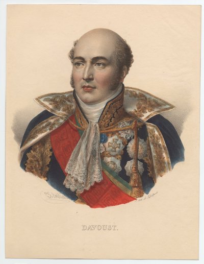 Louis-Nicolas Davout 1770-1823, Franciaország marsallja, 1835 alkotó: Unbekannt