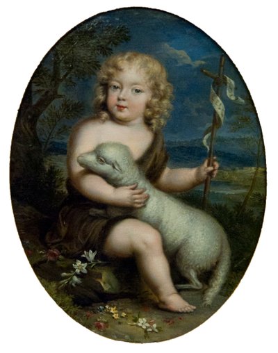 Louis Alexandre de Bourbon, Toulouse grófja 1678-1737 Keresztelő Jánosként, c. 1680. alkotó: Unbekannt