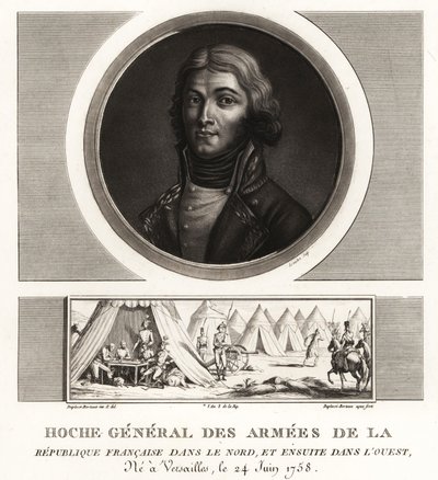 Louis Lazare Hoche, a Francia Köztársaság hadseregeinek forradalmi tábornoka Wetzlarban halt meg. alkotó: Unbekannt