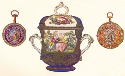 Lajos XVI. Gold Repeater, 1770 körül, Old Chelsea Porringer és Cover, 1710 körül, 1903 alkotó: Unbekannt
