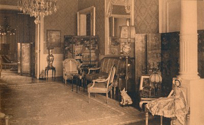 XVI. Lajos szoba a kubai brüsszeli nagykövetségen, Belgiumban, 1927. alkotó: Unbekannt