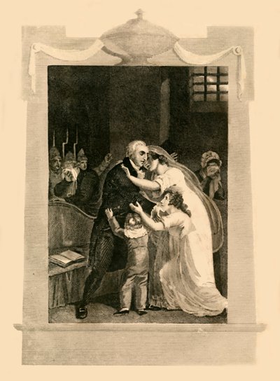 XVI. Lajos búcsút vesz családjától a kivégzése előtt, 1782,1816. alkotó: Unbekannt