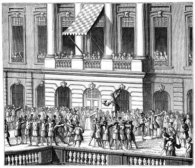 XV. Lajos Strasbourgban, 1744, 1885 alkotó: Unbekannt