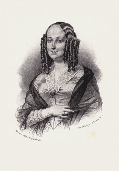 Louise Colet. alkotó: Unbekannt