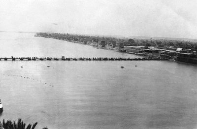 Alsó pontonhíd, Bagdad, Mezopotámia, I. világháború, 1918 alkotó: Unbekannt