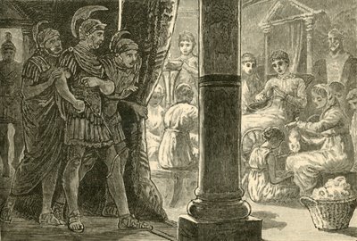 Lucretia a lányai között, 1890. alkotó: Unbekannt