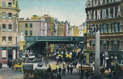 Ludgate Hill, London, 1904. alkotó: Unbekannt