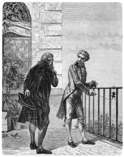 Luigi Galvani, 18. századi olasz fiziológus, 1880 alkotó: Unbekannt