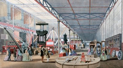 Machinery Hall, Crystal Palace kiállítás, London, 1851 alkotó: Unbekannt