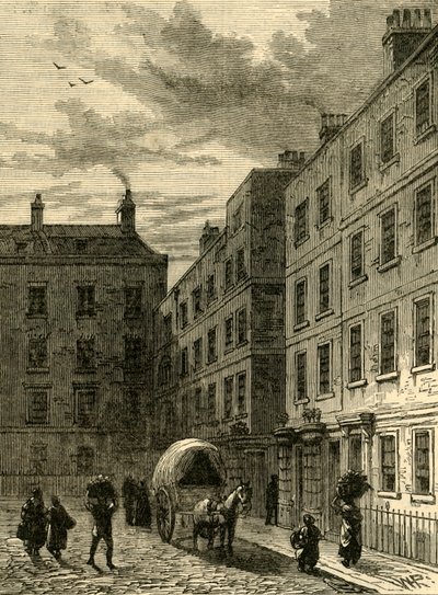 Macklins House, Tavistock Row, 1881. alkotó: Unbekannt