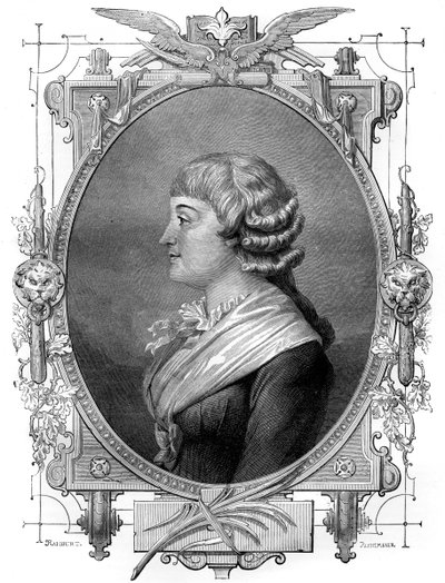 Madame Roland, francia forradalmár, 18. század 1882-1884 alkotó: Unbekannt