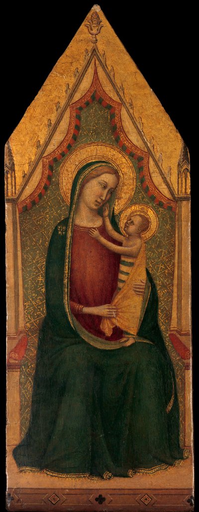 Madonna és Child trónolt, kb. 1335-39. alkotó: Unbekannt