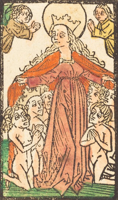 Madonna mint védőnő, c. 14701480. alkotó: Unbekannt