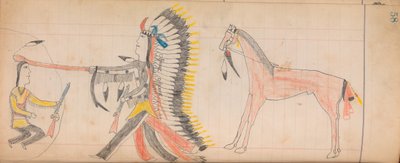 Maffet Ledger: Zeichnung, ca. 1874-81 von Unbekannt