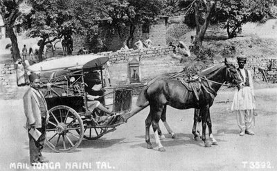 Mail tonga, Nainital, India, 1917 alkotó: Unbekannt