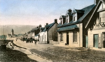 Main Street, Lamlash, Isle of Arran, Skócia, XX. század alkotó: Unbekannt
