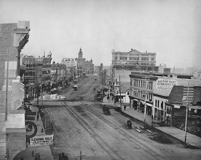 Main Street, Winnipeg, Manitoba, 1897. alkotó: Unbekannt