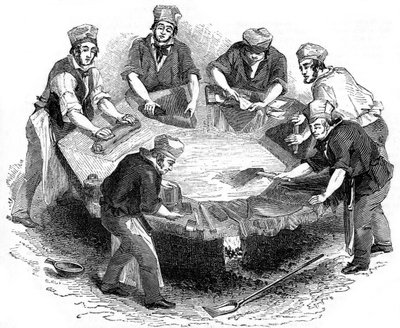 Hódkalap készítés, 1841 alkotó: Unbekannt
