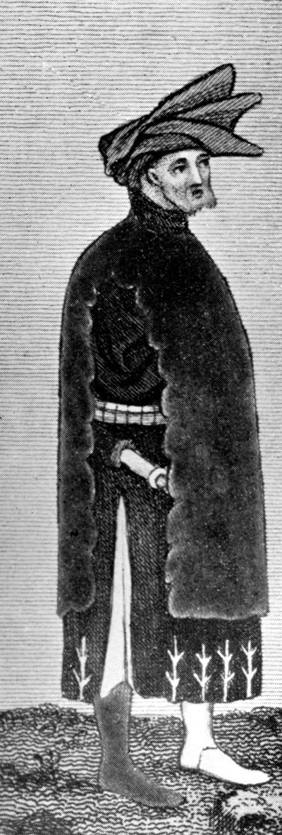 Férfi ruha, 14. század vége, 1910 alkotó: Unbekannt