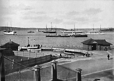 Man o War Stairs and Farm Cove, c1900. alkotó: Unbekannt