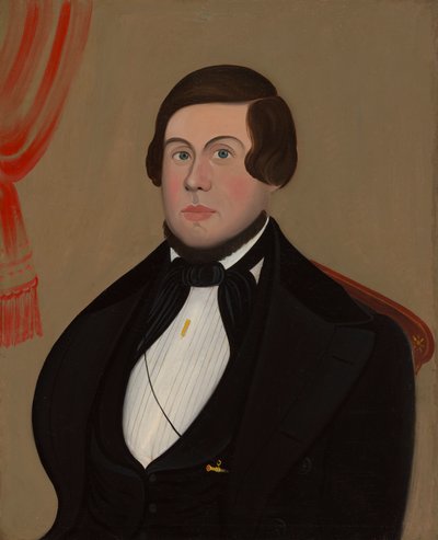 Férfi arany ceruzával, kb. 1850. alkotó: Unbekannt