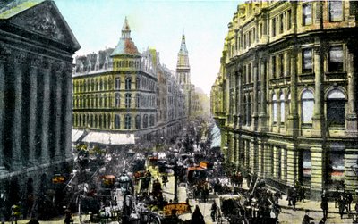 Mansion House and Cheapside, London, 20. század eleje alkotó: Unbekannt