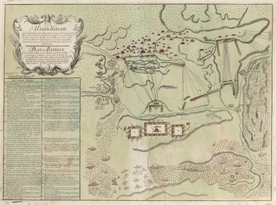 Savucsnyi csata térképe, 1739-1740 alkotó: Unbekannt