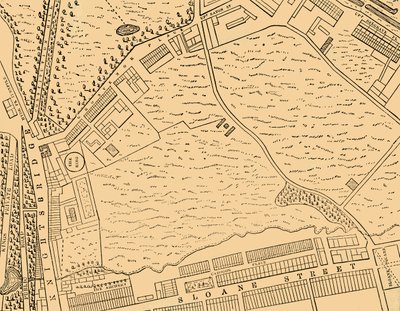 Belgravia térképe, 1814, c1876. alkotó: Unbekannt