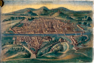 Firenze térképe, 15. század alkotó: Unbekannt
