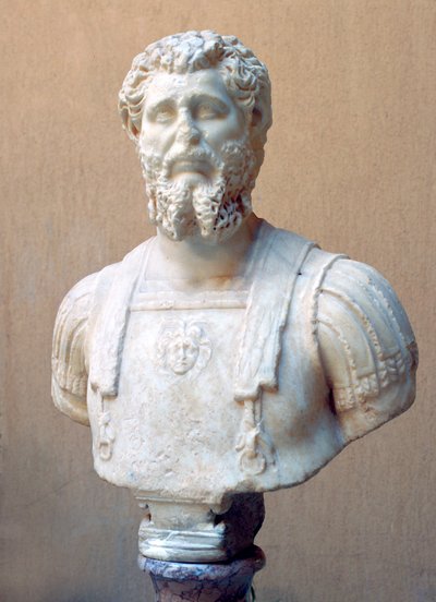 Lucius Septimius Severus római császár márvány mellszobra alkotó: Unbekannt