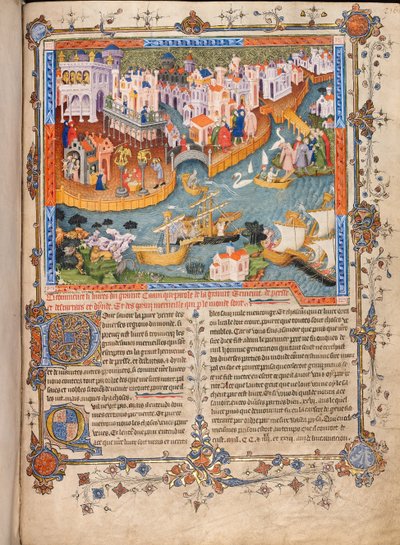 Marco Polos indulása Velencéből 1271-ben A Marco Polos Travelsből, kb 1400 alkotó: Unbekannt