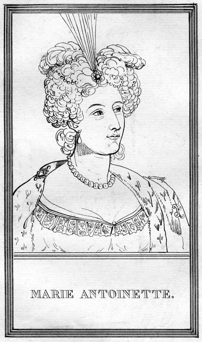 Marie Antoinette, XVI. Lajos francia királyné alkotó: Unbekannt