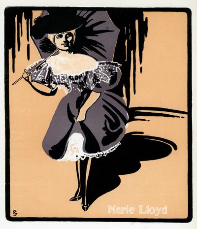 Marie Lloyd 1870-1922 angol zenei énekesnő, 19. század vége alkotó: Unbekannt