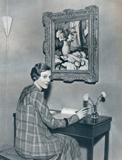 Marie Ney a lakásában, 1934 alkotó: Unbekannt