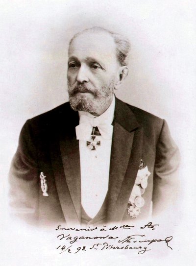 Marius Petipa orosz balett-táncos és koreográfus, 1898 alkotó: Unbekannt