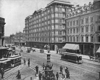 Market Street, San Francisco, California, USA, c1900. alkotó: Unbekannt