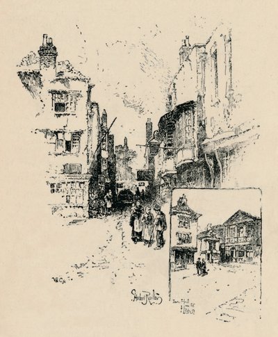 Market Street, Windsor, 1895 alkotó: Unbekannt