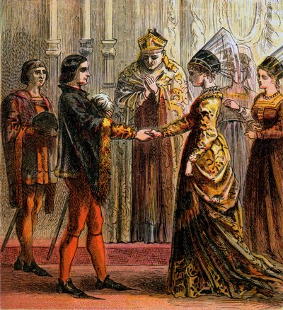 V. Henrik házassága, 1420, 1850 alkotó: Unbekannt