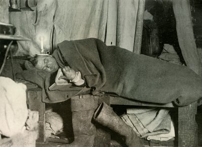 Marston az ágyában, 1908, 1909. alkotó: Unbekannt